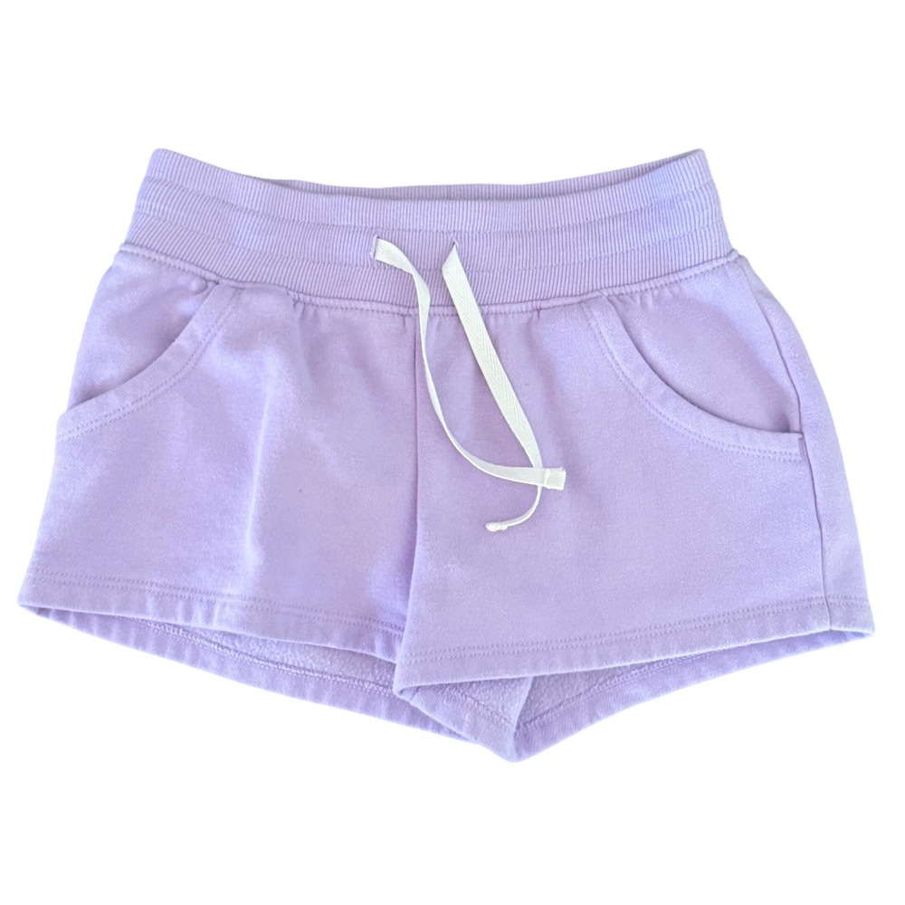 Cat Jack Toddler Girls Lavender Cloth Shorts Drawstring Pockets Size S 6/7 - Picture 2 of 5